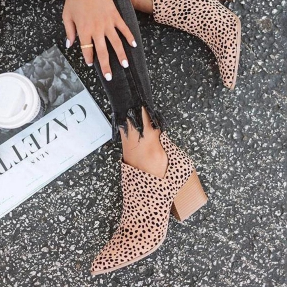 Flamemoda Leopard Booties